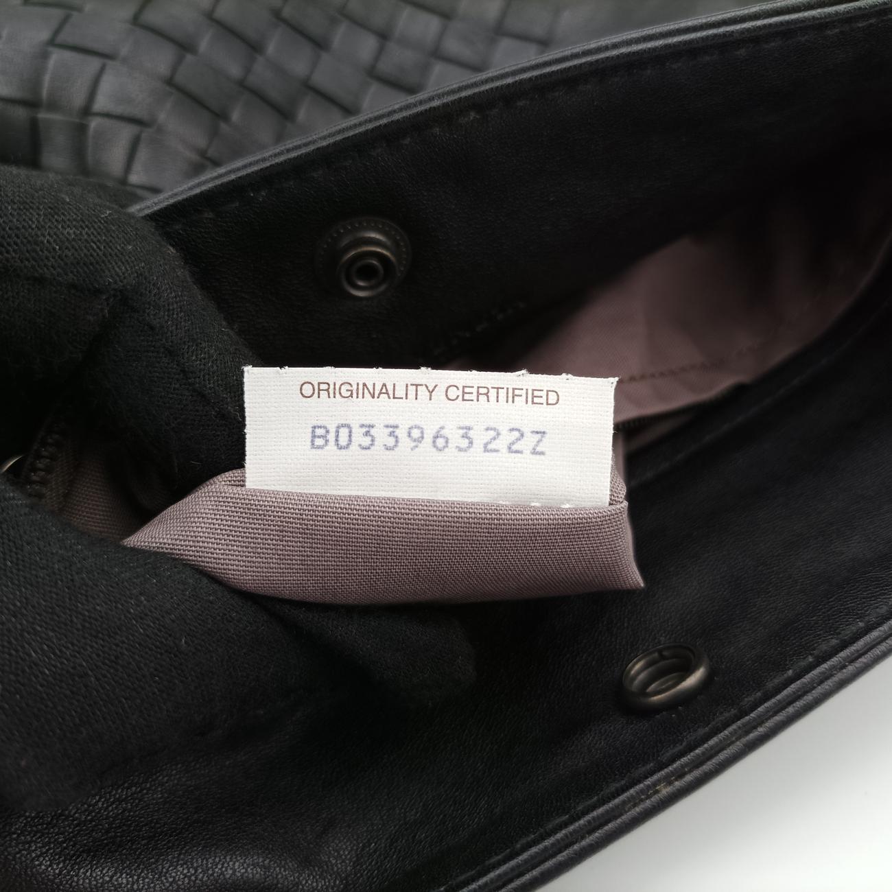 Intrecciato Black lambskin B03396322Z