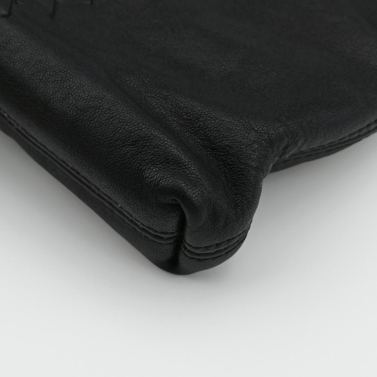 Intrecciato Black lambskin B03396322Z