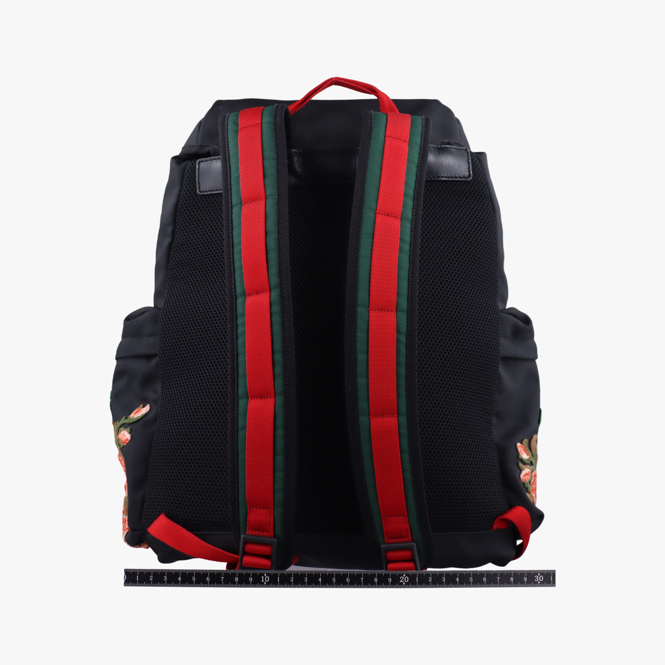 Embroidered Tiger Web Sherry Line Black×Multicolour Canvas F019941959