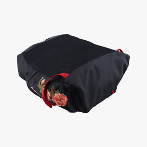 Embroidered Tiger Web Sherry Line Black×Multicolour Canvas F019941959