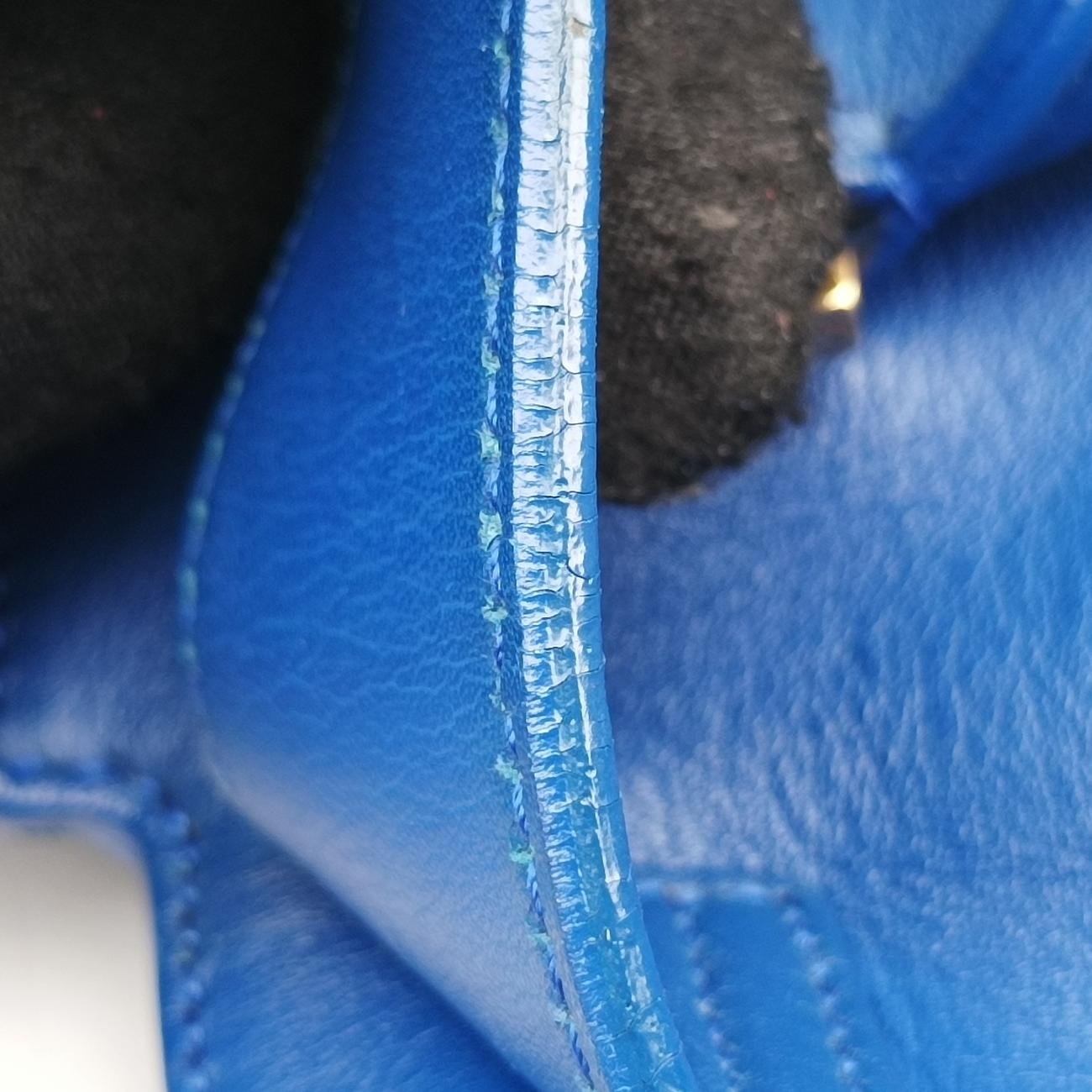BABY CABAS Blue Leather DMR394461.0315