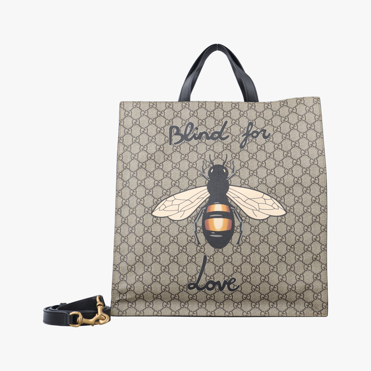 GG Supreme Bee Brown PVC coated canvas B022787661