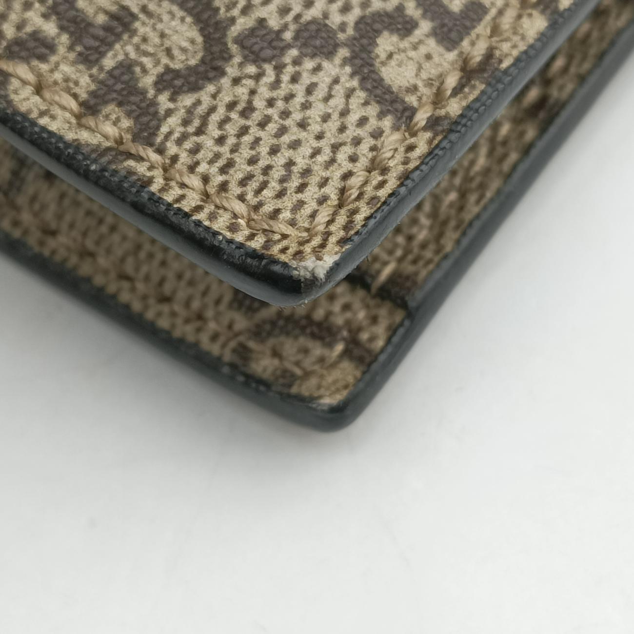 GG Supreme Bee Brown PVC coated canvas B022787661