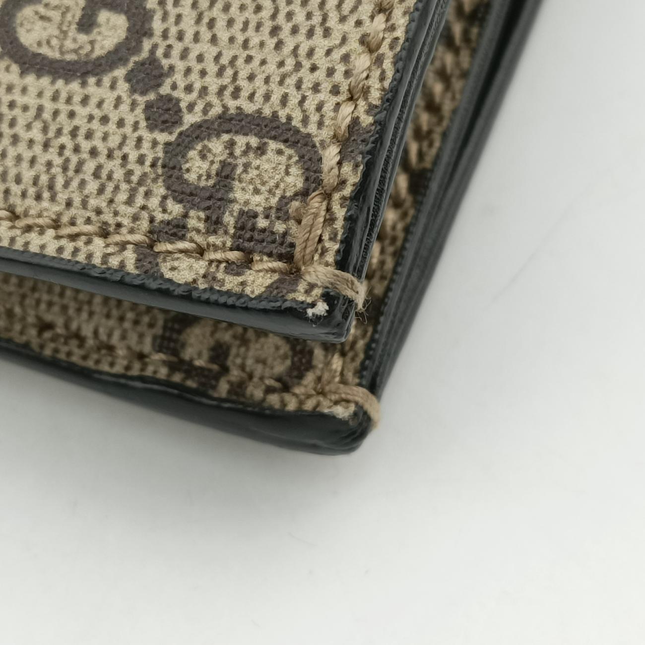GG Supreme Bee Brown PVC coated canvas B022787661
