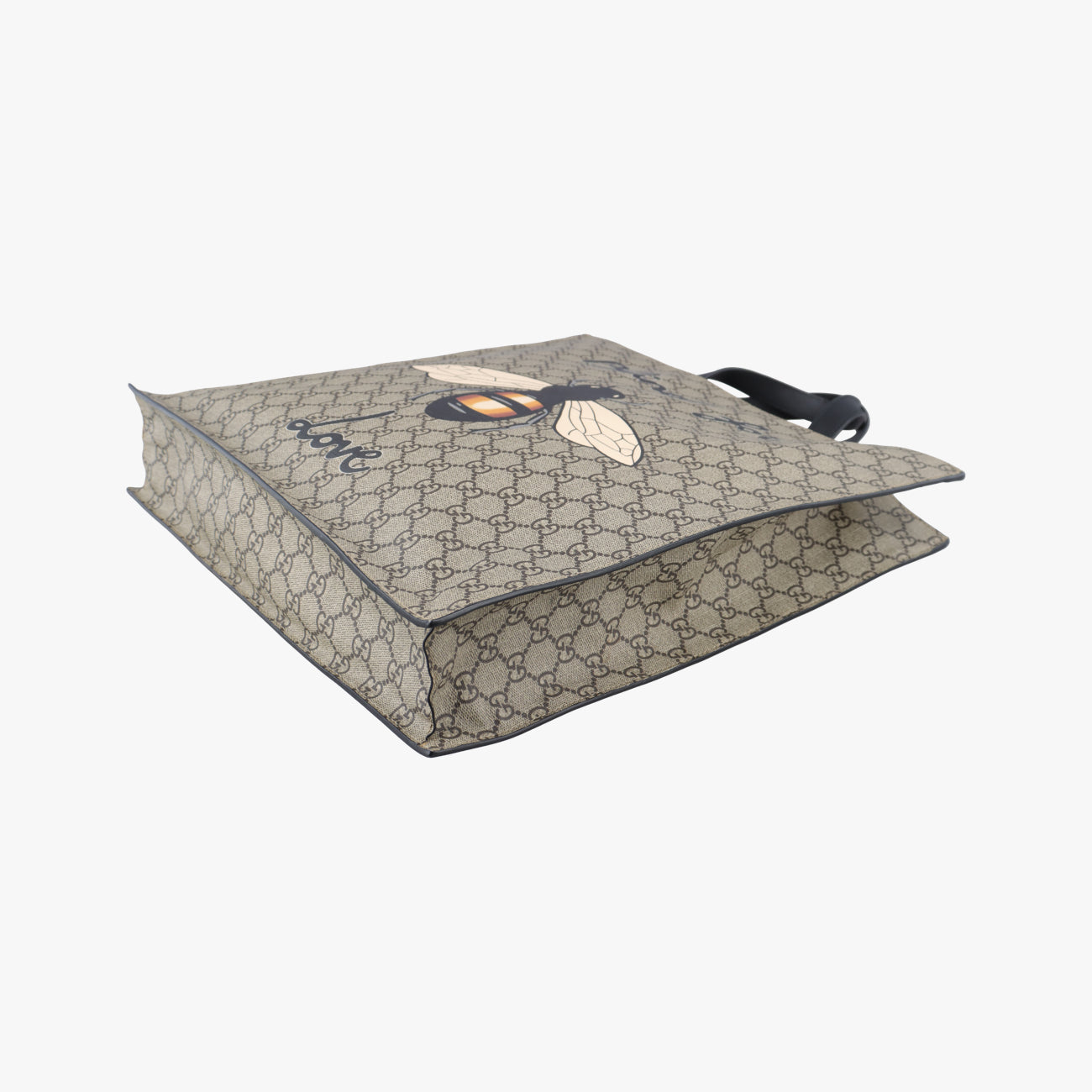 GG Supreme Bee Brown PVC coated canvas B022787661