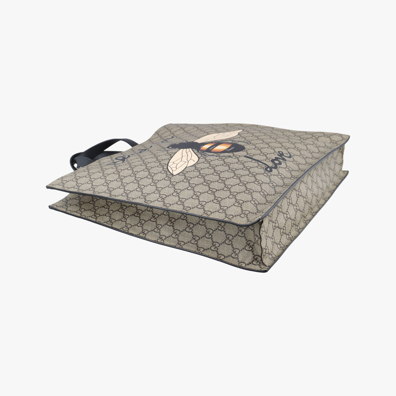GG Supreme Bee Brown PVC coated canvas B022787661