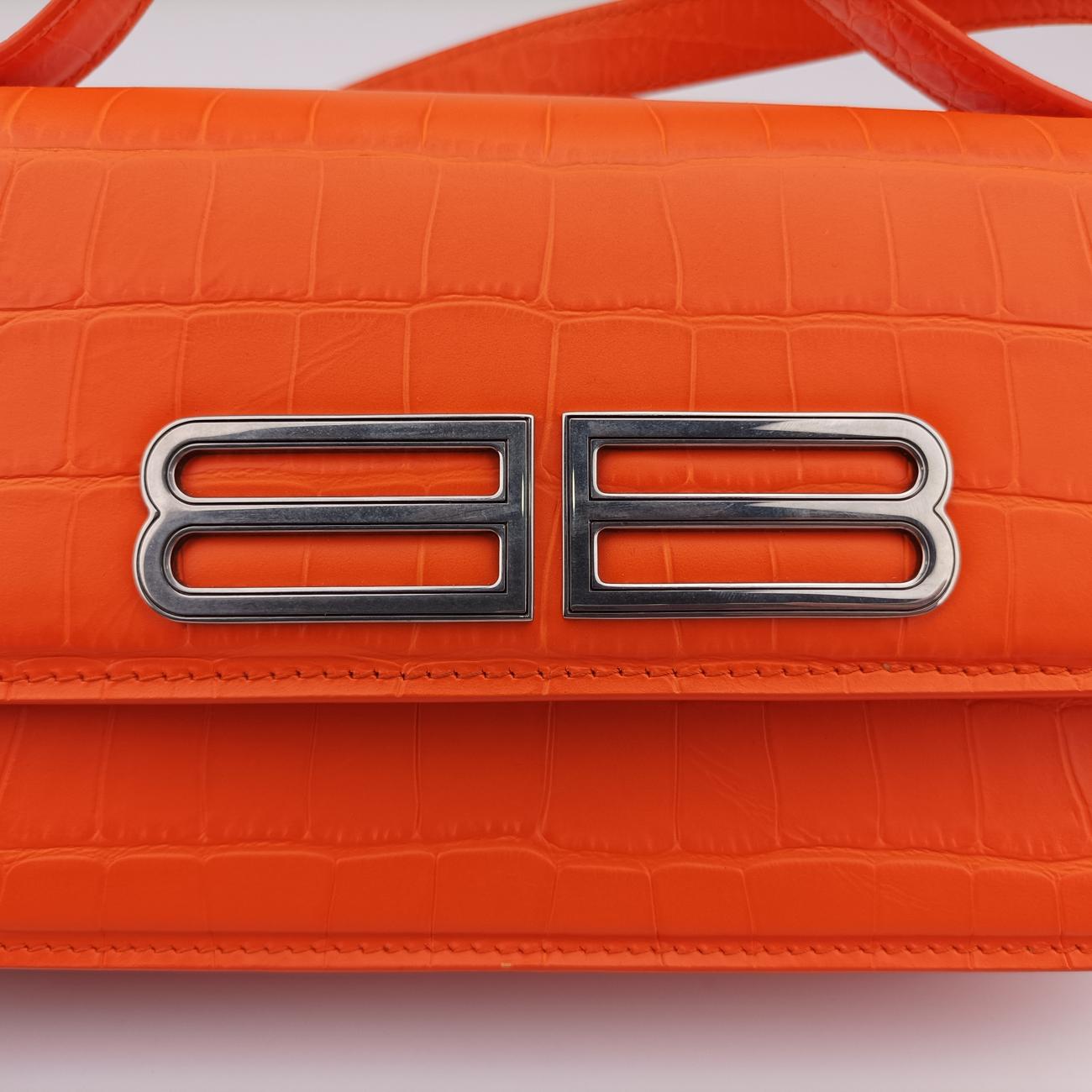 Small BB Gossip Orange Leather 674693.7511.R.562481