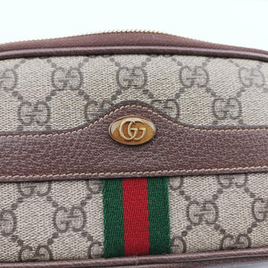 Ophidia Brown×green×red PVC coated canvas x leather