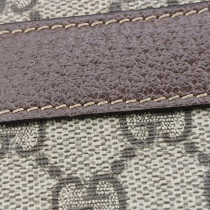 Ophidia Brown×green×red PVC coated canvas x leather