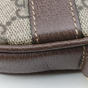 Ophidia Brown×green×red PVC coated canvas x leather