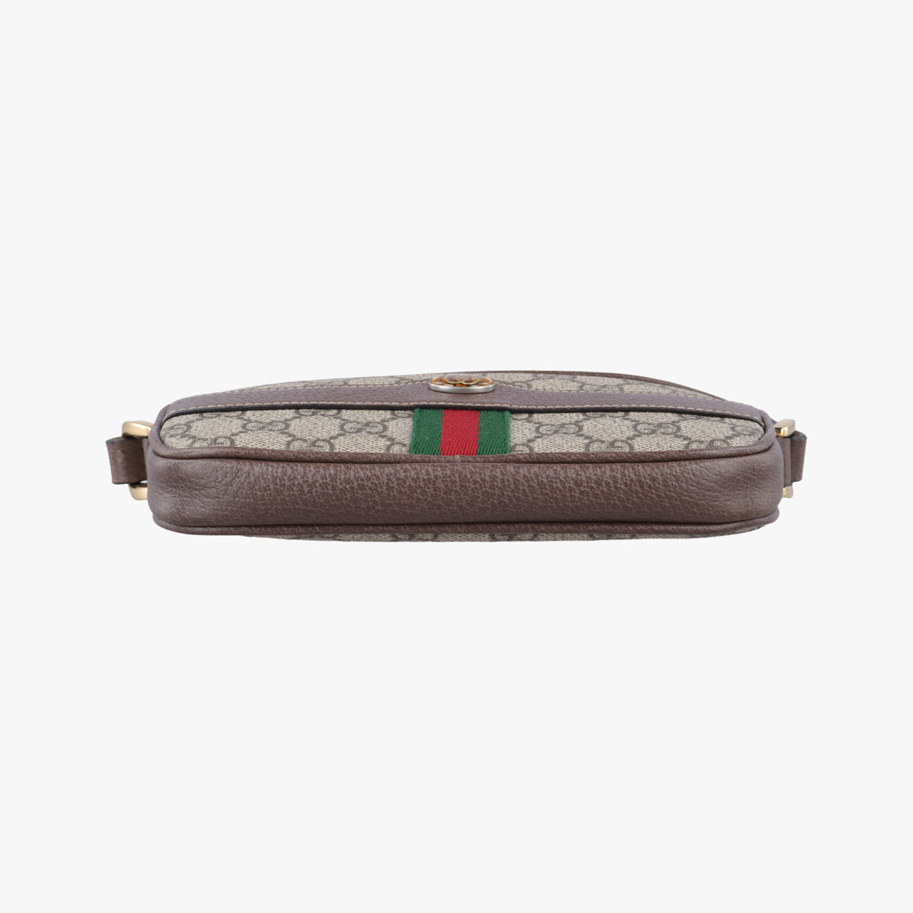 Ophidia Brown×green×red PVC coated canvas x leather