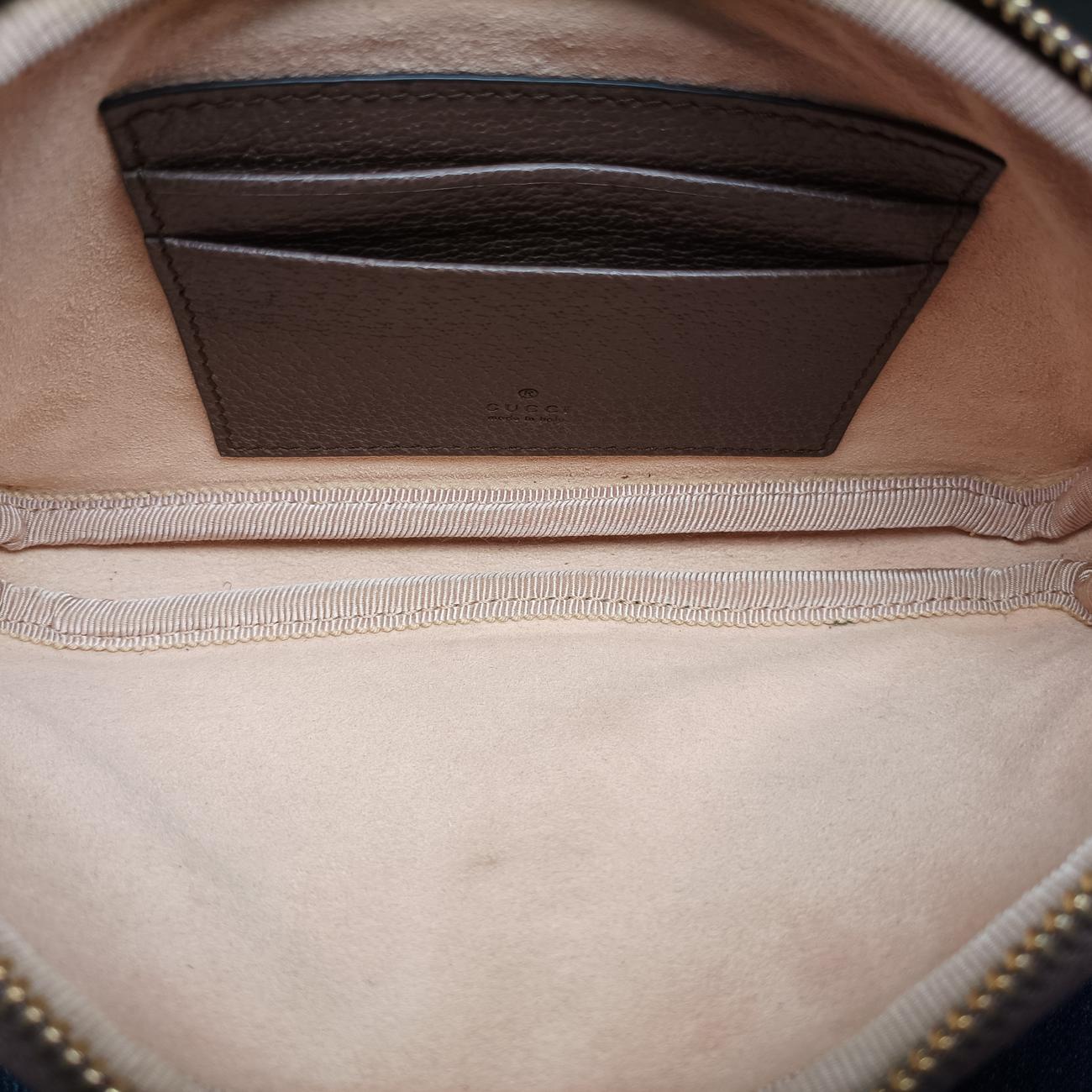 Ophidia Brown×green×red PVC coated canvas x leather