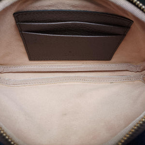 Ophidia Brown×green×red PVC coated canvas x leather