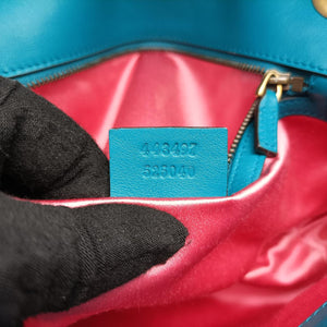 GG Marmont Blue velour C025368068