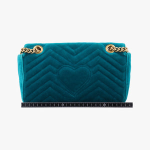 GG Marmont Blue velour C025368068