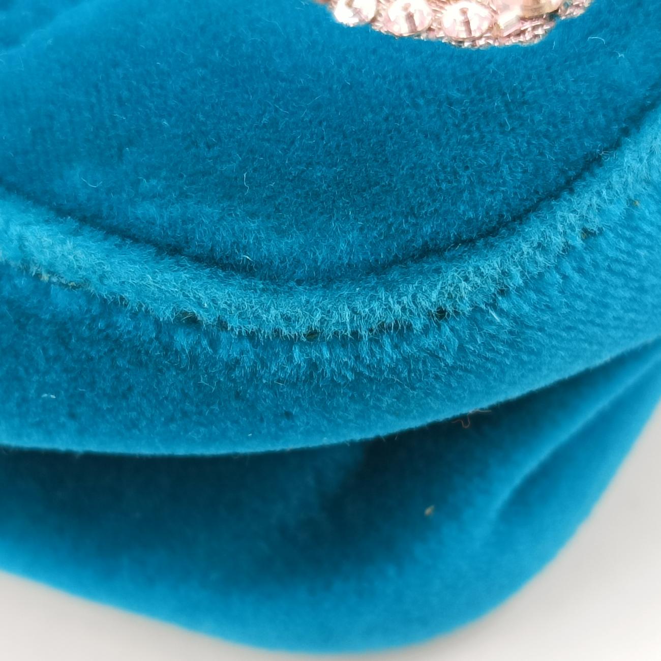 GG Marmont Blue velour C025368068