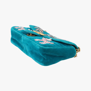 GG Marmont Blue velour C025368068