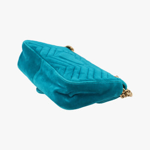 GG Marmont Blue velour C025368068