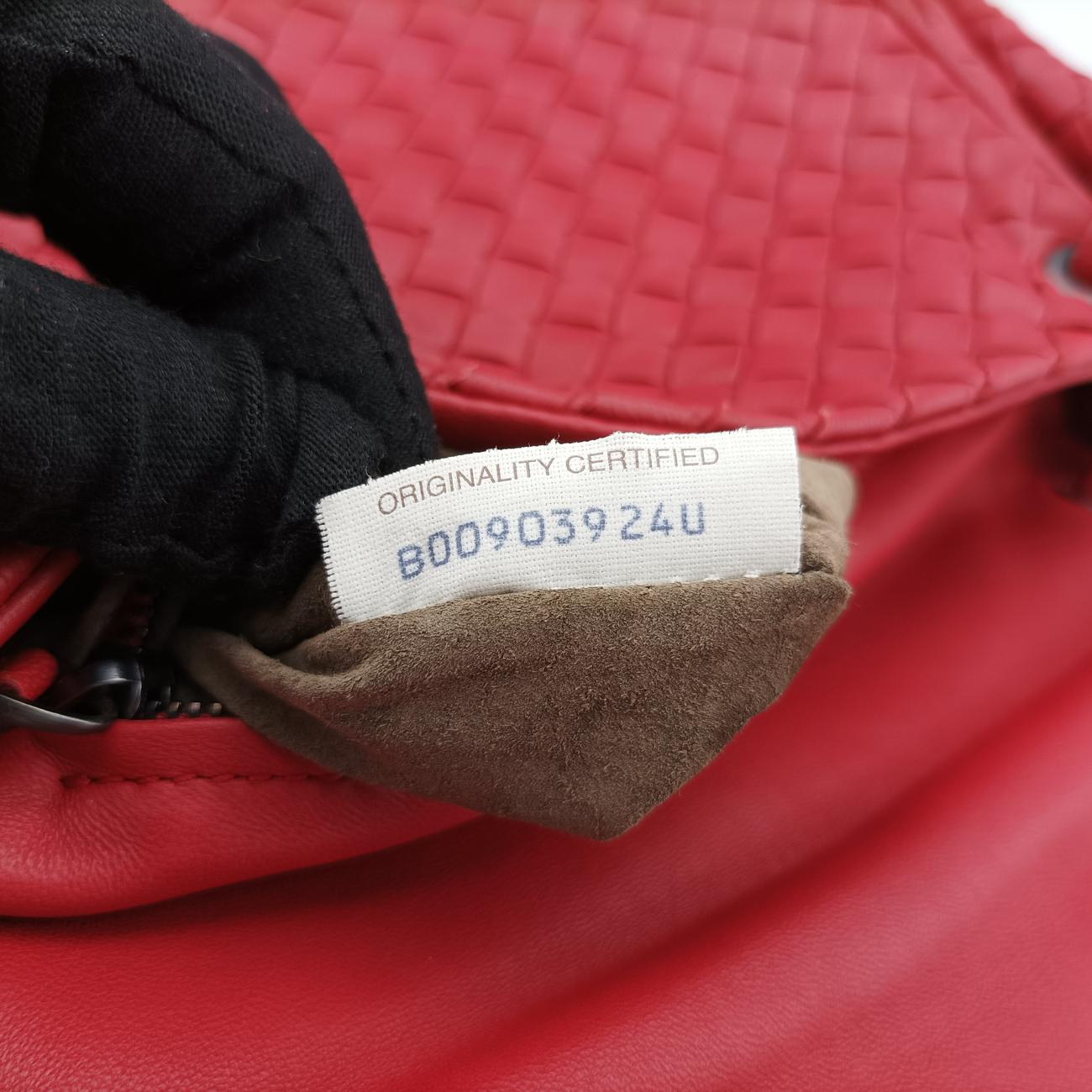 Intrecciato Red lambskin B00903924U