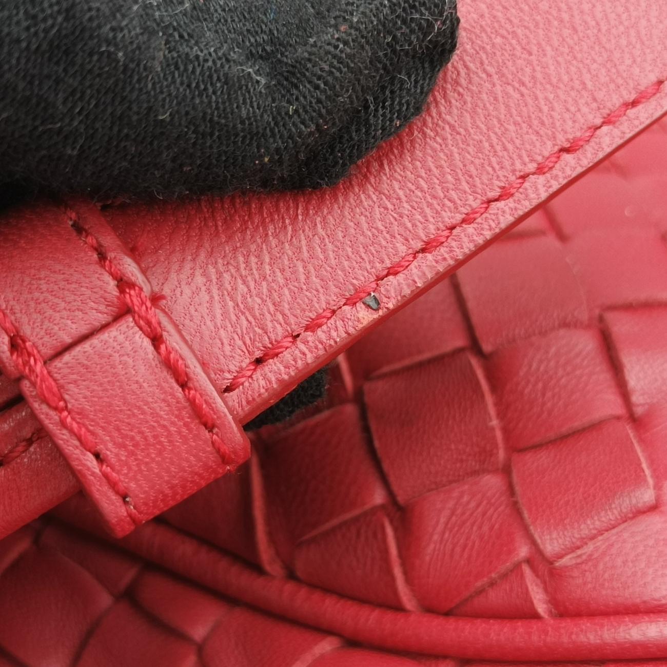 Intrecciato Red lambskin B00903924U