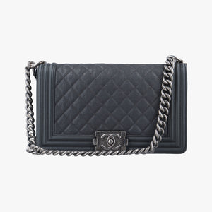 BOY CHANEL Grey caviar skin 26480755