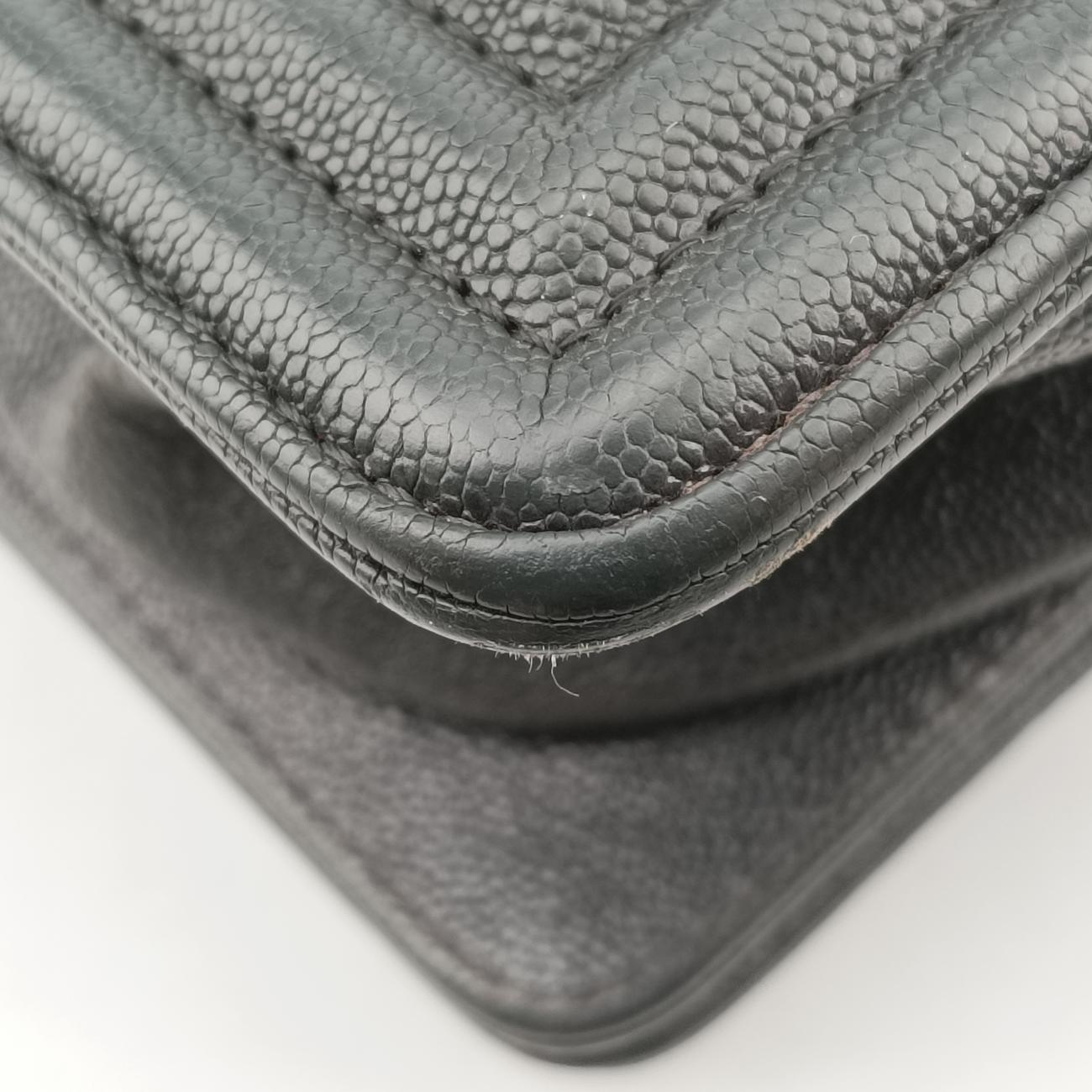 BOY CHANEL Grey caviar skin 26480755