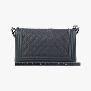 BOY CHANEL Grey caviar skin 26480755