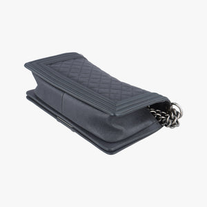 BOY CHANEL Grey caviar skin 26480755