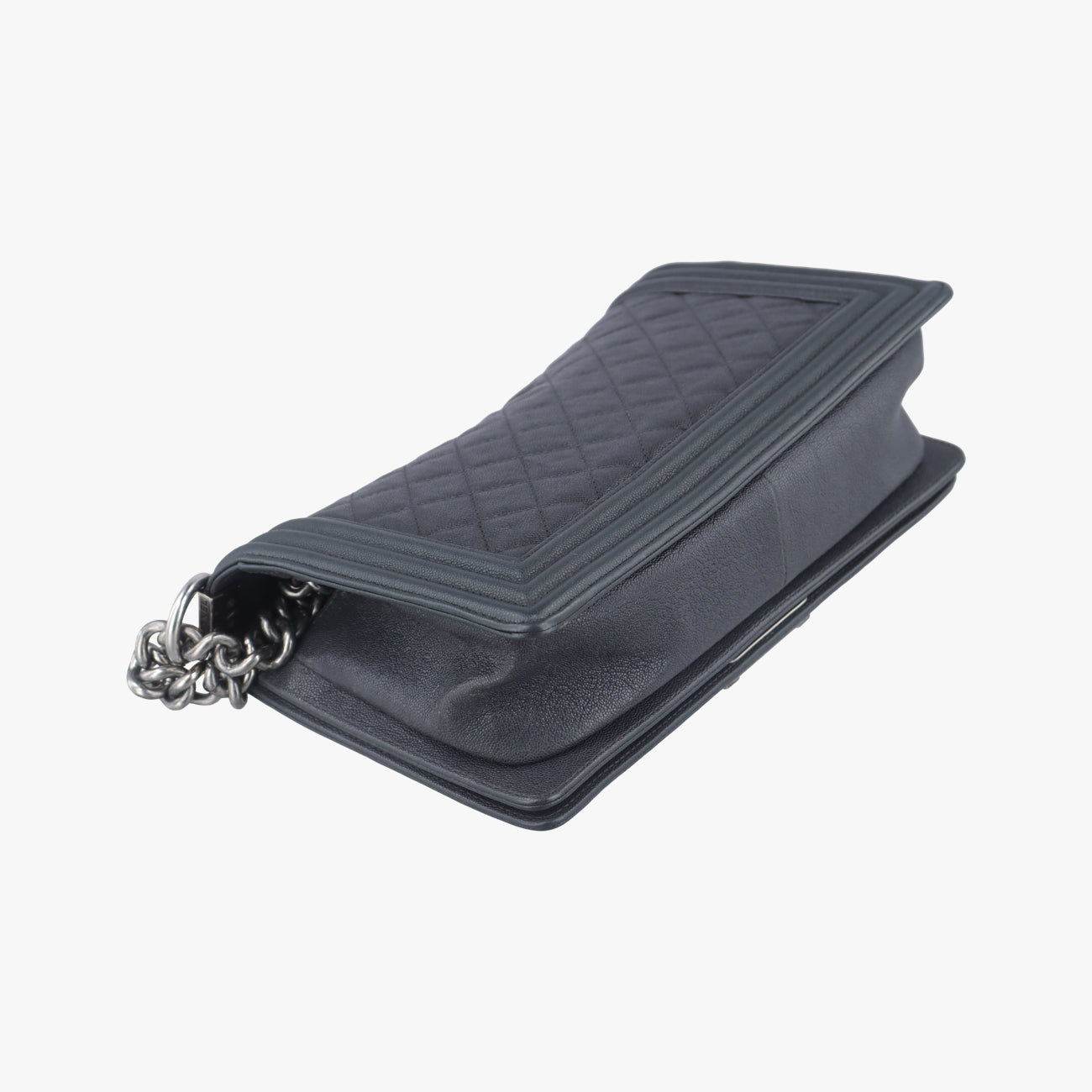 BOY CHANEL Grey caviar skin 26480755