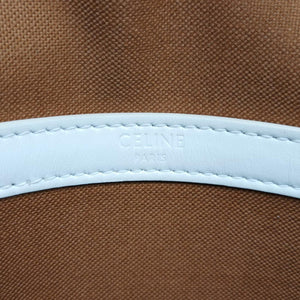FOLCO Triomphe Brown×white PVC coated canvas × leather U-GM-0240