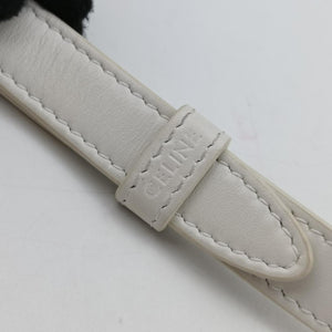 FOLCO Triomphe Brown×white PVC coated canvas × leather U-GM-0240
