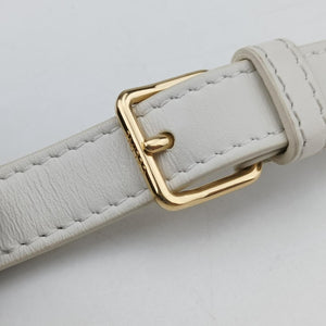 FOLCO Triomphe Brown×white PVC coated canvas × leather U-GM-0240