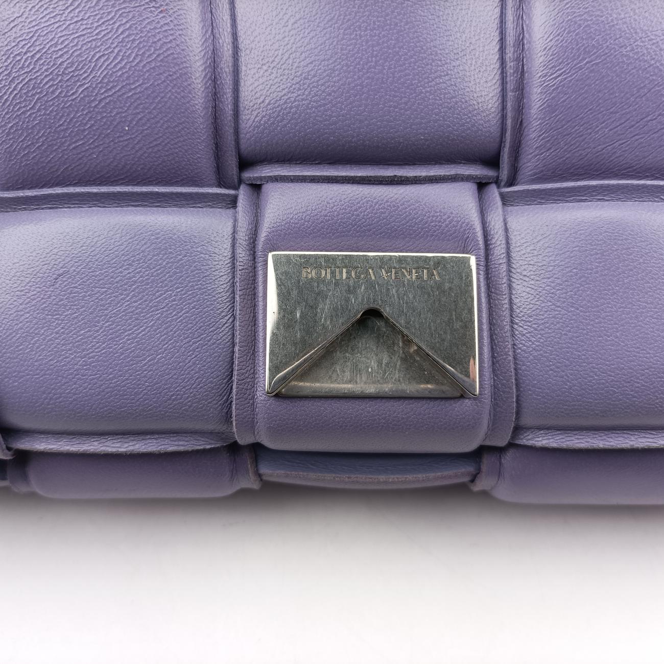The Chain Cassette Purple lambskin B09351621D