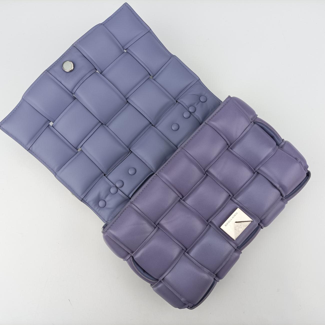 The Chain Cassette Purple lambskin B09351621D