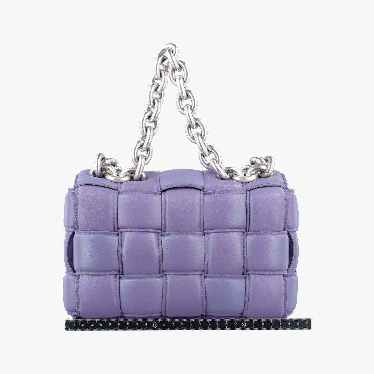 The Chain Cassette Purple lambskin B09351621D