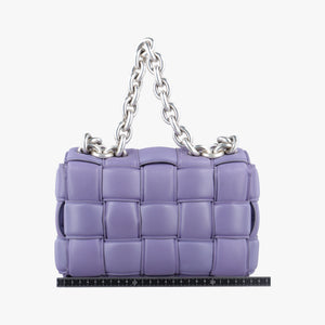 The Chain Cassette Purple lambskin B09351621D