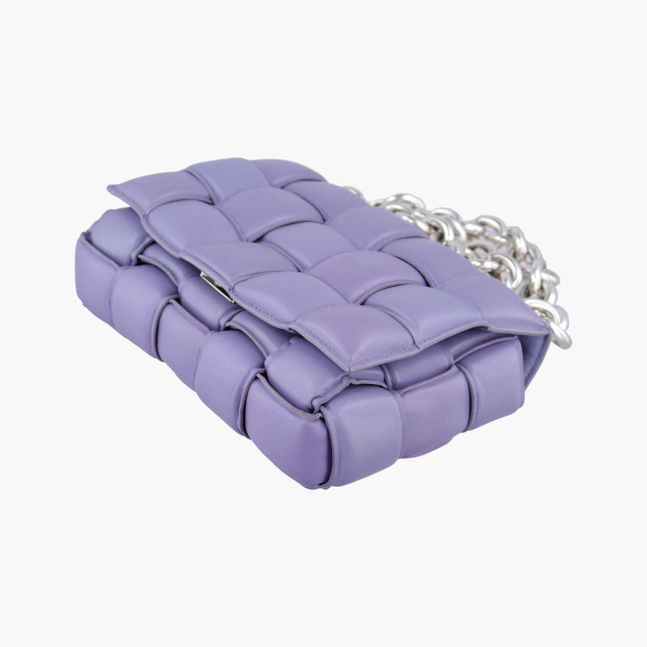 The Chain Cassette Purple lambskin B09351621D