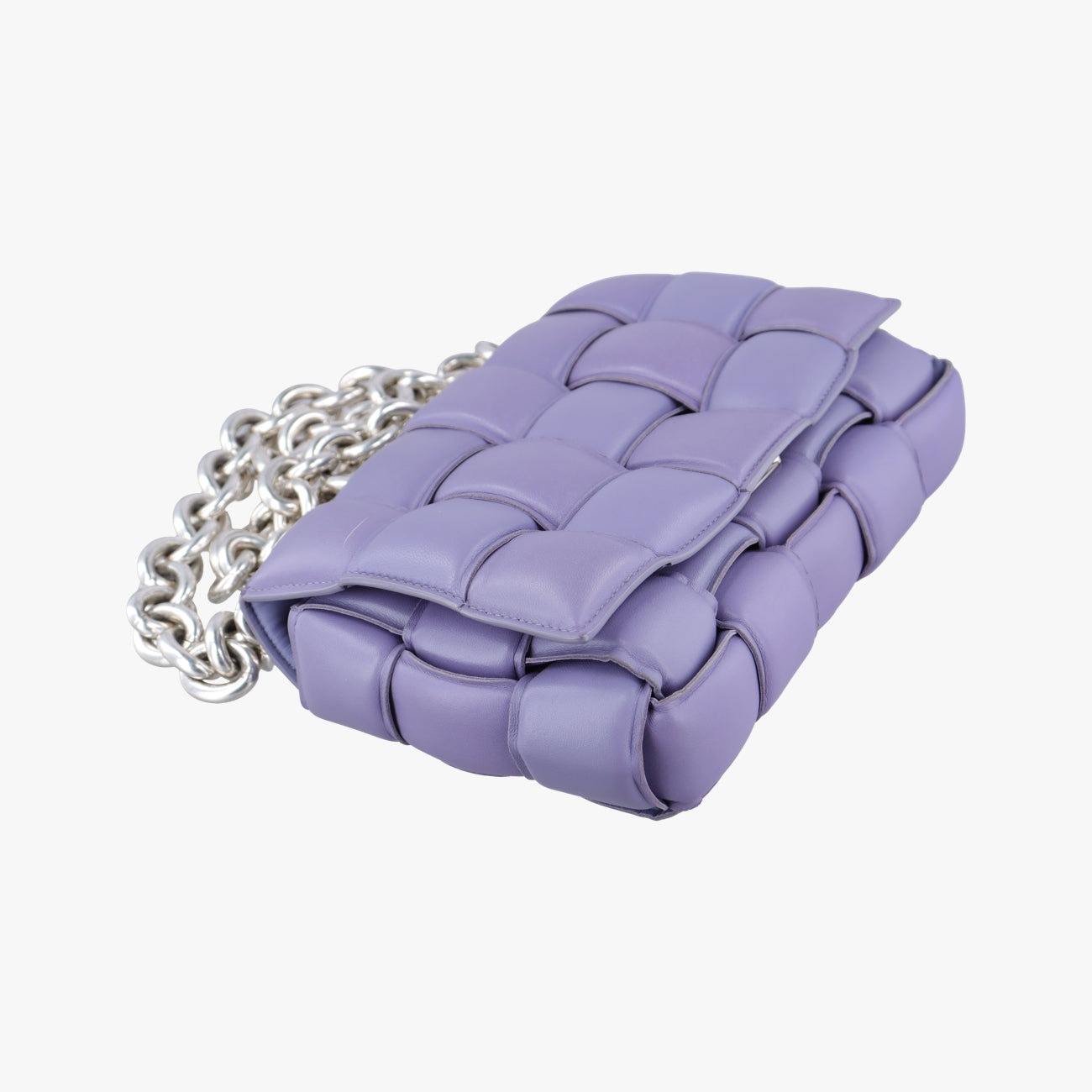 The Chain Cassette Purple lambskin B09351621D