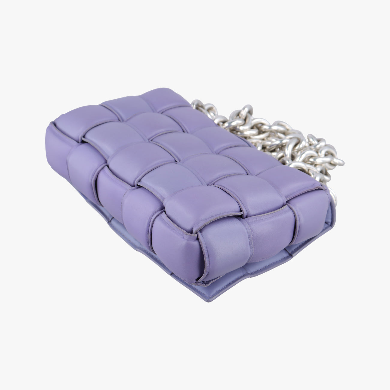The Chain Cassette Purple lambskin B09351621D