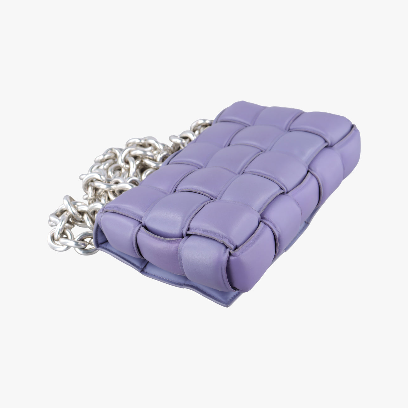 The Chain Cassette Purple lambskin B09351621D