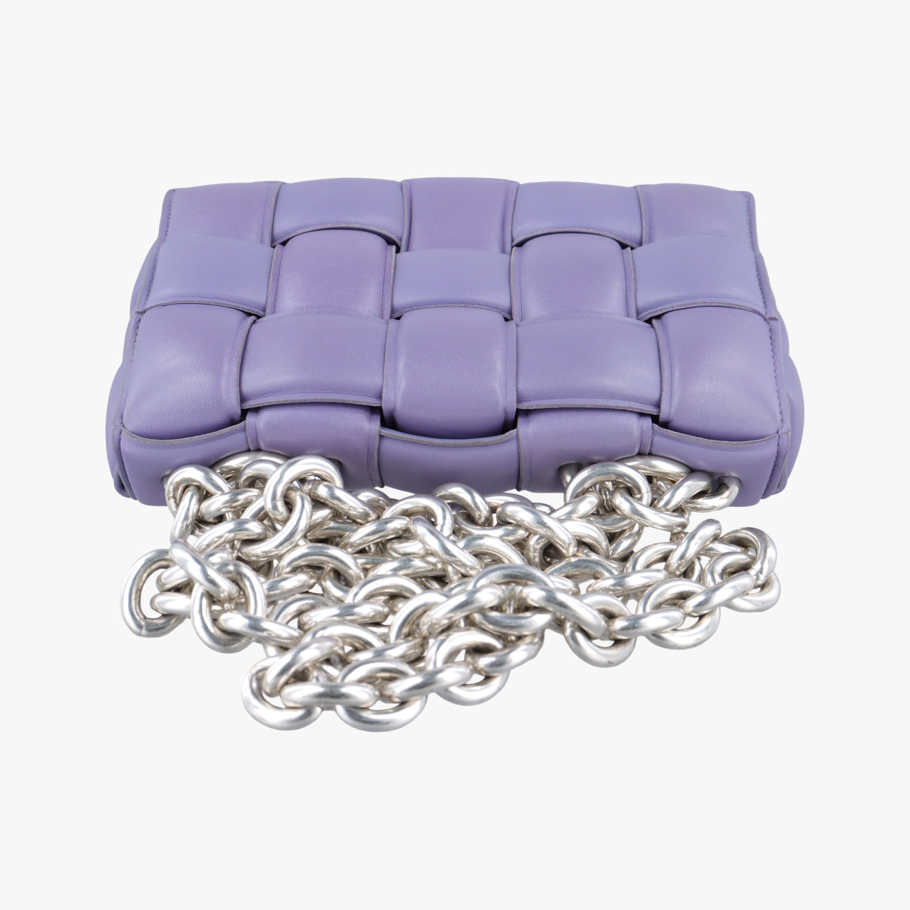 The Chain Cassette Purple lambskin B09351621D