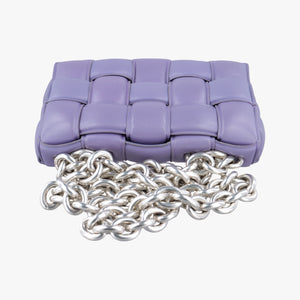 The Chain Cassette Purple lambskin B09351621D