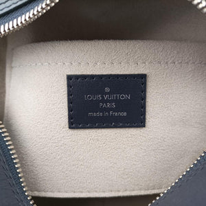Square Navy x Beige x Yellow Monogram Trompe l'oeil FL2148