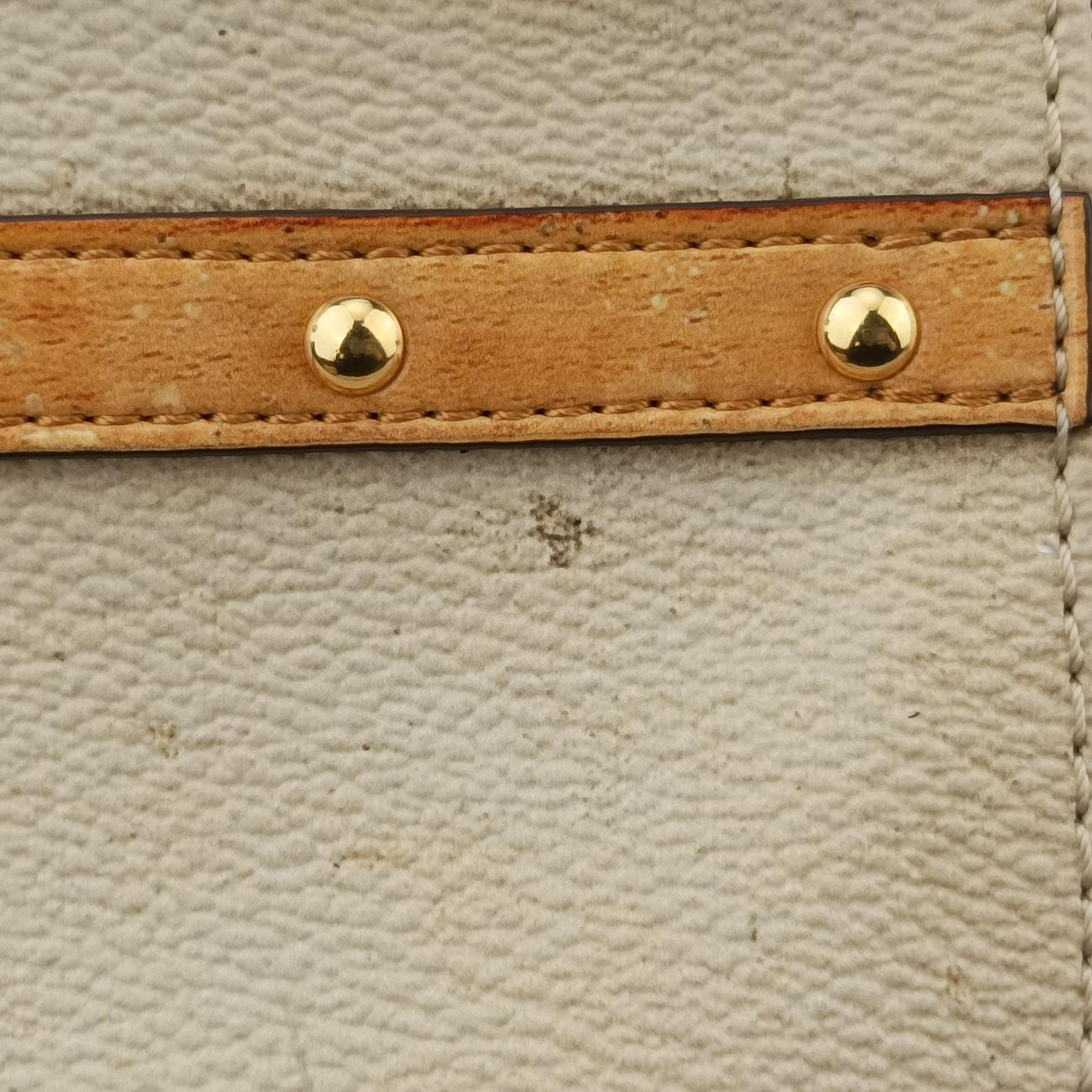 Square Navy x Beige x Yellow Monogram Trompe l'oeil FL2148