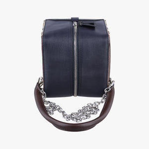 Square Navy x Beige x Yellow Monogram Trompe l'oeil FL2148
