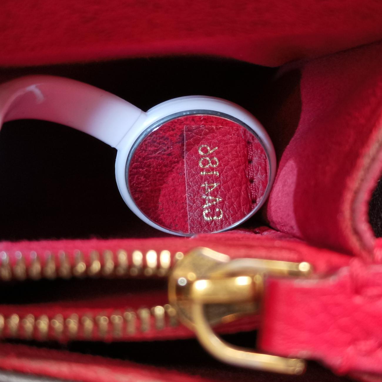 VICTOIRE Brown×CERISE Monogram Canvas×calf leather CA4186