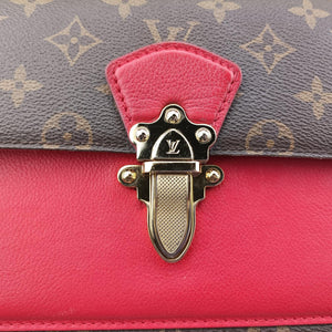 VICTOIRE Brown×CERISE Monogram Canvas×calf leather CA4186