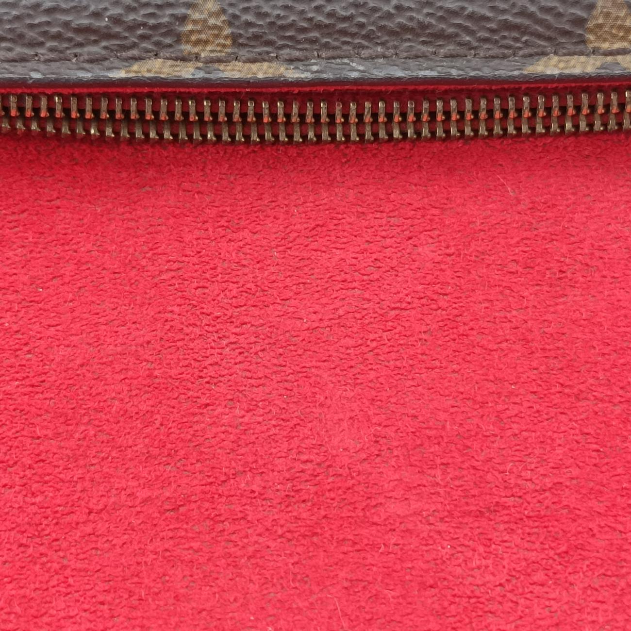 VICTOIRE Brown×CERISE Monogram Canvas×calf leather CA4186