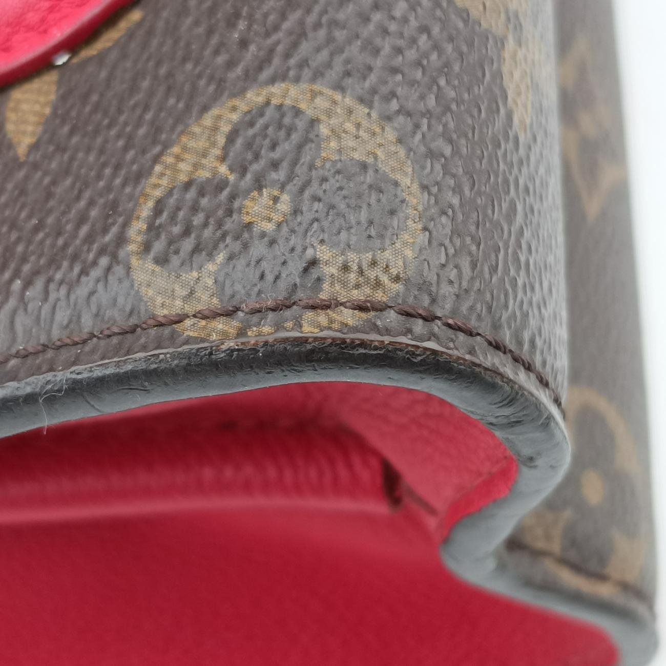 VICTOIRE Brown×CERISE Monogram Canvas×calf leather CA4186