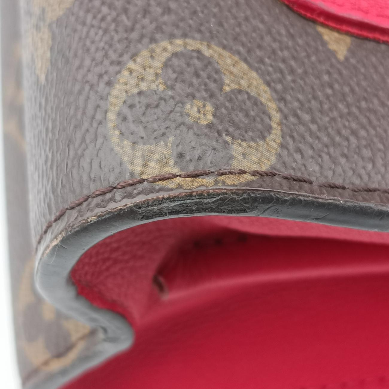 VICTOIRE Brown×CERISE Monogram Canvas×calf leather CA4186